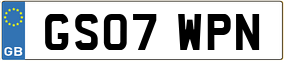 Truck License Plate
